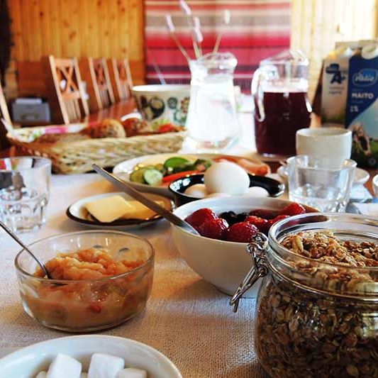 Tuukkalan tila, Bauernfrühstück