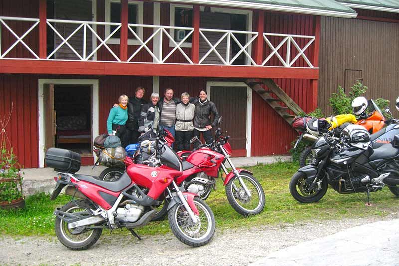 Tuukkalan tila on erinomainen kesämajoituspaikka motoristeille